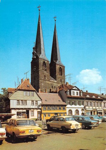 Quedlinburg a.Harz Blick vom Mathildenbrunnen ngl 304.719