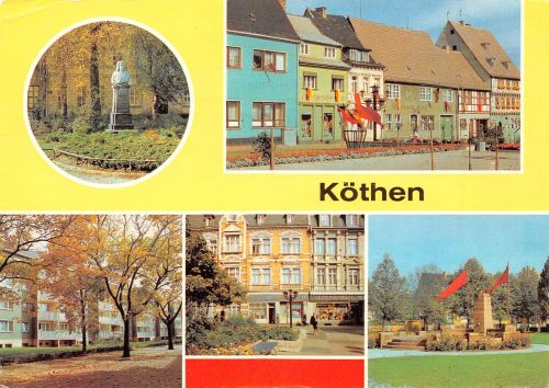 Köthen (Anhalt) Mehrbildkarte gl 304.721