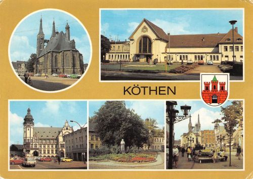 Köthen (Anhalt) Mehrbildkarte gl1985 304.724