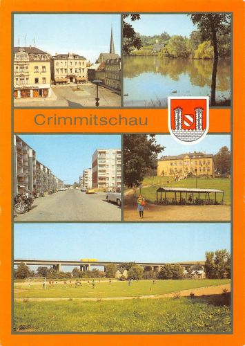 Crimmitschau Mehrbildkarte ngl 304.818