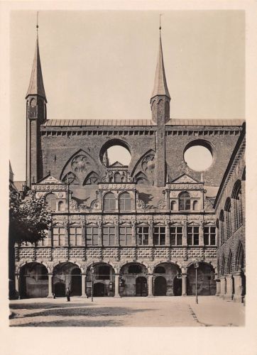 Lübeck Rathaus Marktseite ngl 304.867