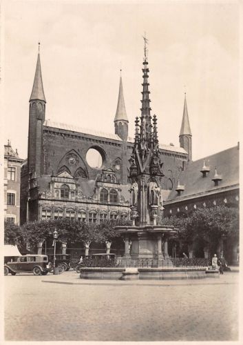 Lübeck Marktbrunnen mit Rathaus ngl 304.868