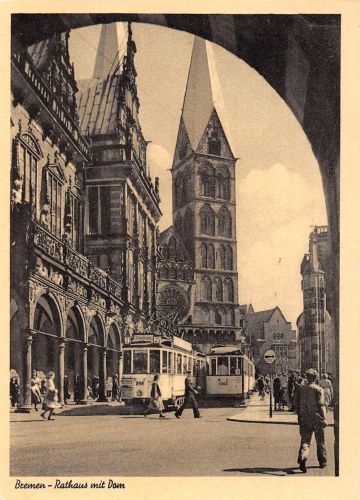 Bremen Rathaus mit Dom ngl 304.873