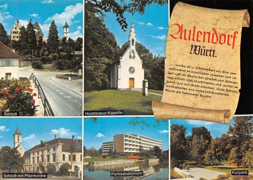Aulendorf Mehrbildkarte ngl 304.935