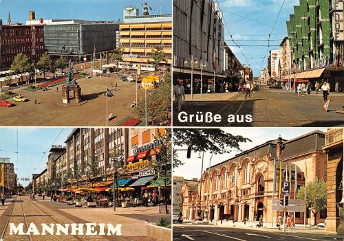 Mannheim Mehrbildkarte gl1980 305.066
