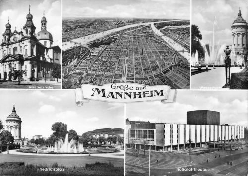 Mannheim Mehrbildkarte ngl 305.067