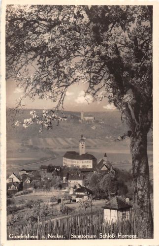 Gundelsheim a.N. Sanatorium Schloss Hornegg gl1937 305.079