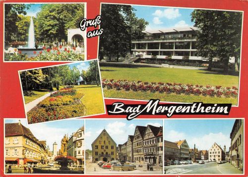 Bad Mergentheim Mehrbildkarte gl1975 305.083