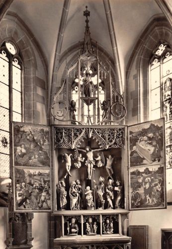 Creglingen - Herrgottskirche Choraltar ngl 305.087