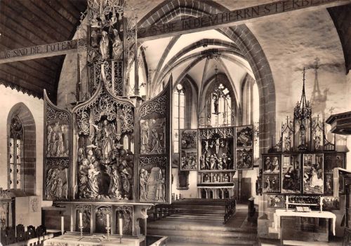 Creglingen - Herrgottskirche Innenansicht ngl 305.088