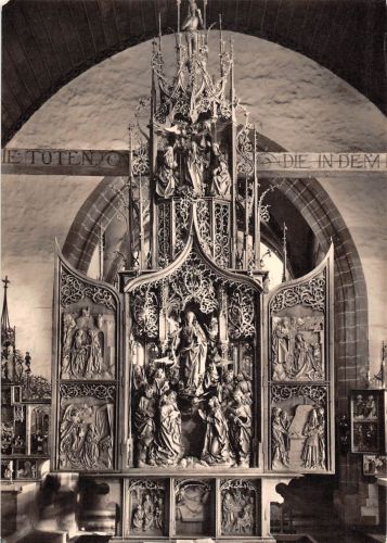 Creglingen - Herrgottskirche Marienaltar ngl 305.089