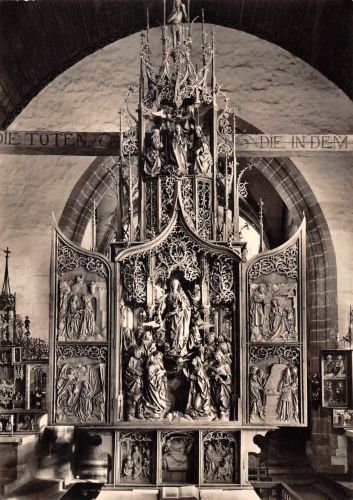 Creglingen - Herrgottskirche Marienaltar ngl 305.092