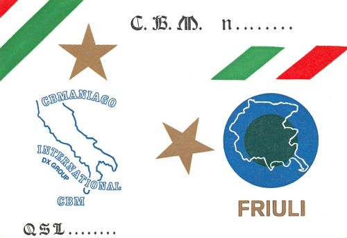 Italien Funkerkarte CBMANIAGO ngl 305.104
