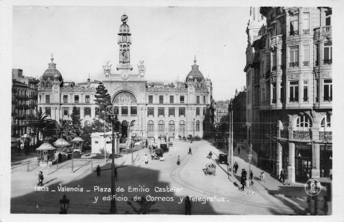 Spanien Valencia Plaza de Emilio Castelar ngl 305.117