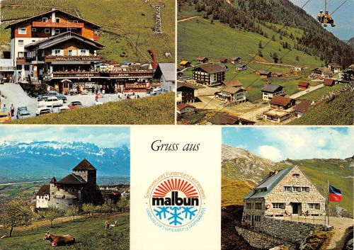 Liechtenstein Malbun Mehrbildkarte gl1979 305.128