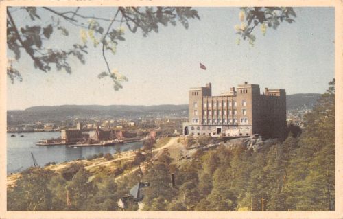Norwegen Ekeberg Oslo Nautical School gl1951 305.132