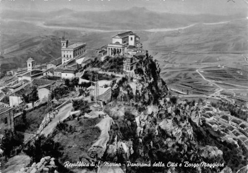 San Marino Panorama della Citta gl1955 305.135