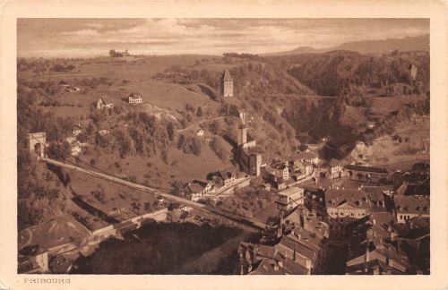 Schweiz Fribourg Panorama ngl 305.148