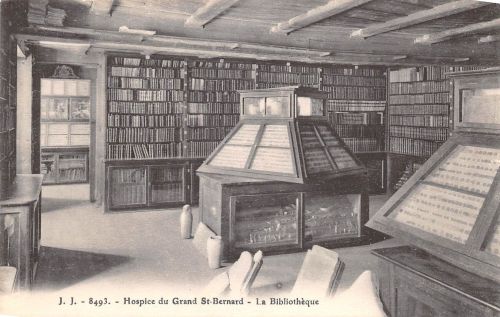 Schweiz Hospice du Grand St. Bernard La Bibliotheque ngl 305.153