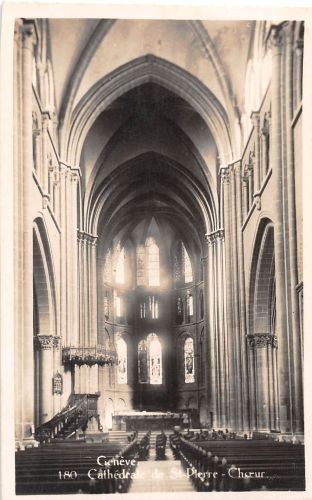 Schweiz Geneve Cathedrale de St. Pierre Choer ngl 305.163