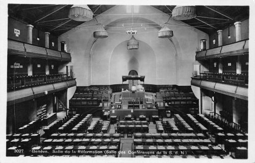 Schweiz Geneve Salle de la Reformation ngl 305.166