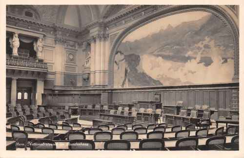 Schweiz Bern Nationalratssaal im Bundeshaus ngl 305.167