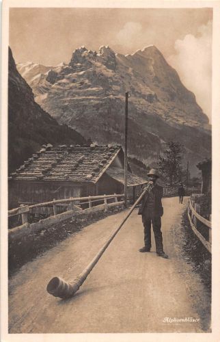 Schweiz Alphornbläser ngl 305.176