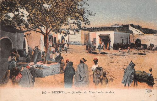 Tunesien Bizerte Quartier de Marchands Arabes gl1924 305.191