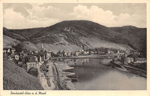 Bernkastel-Kues a.d. Mosel Panorama gl1952 305.328
