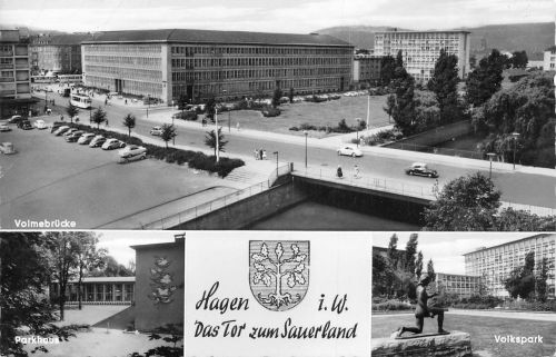 Hagen i. W. Mehrbildkarte ngl 305.356