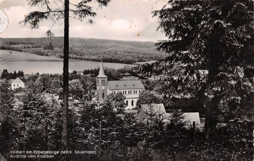 Valbert am Ebbegebirge Ausblick vom Krabben gl1955 305.360