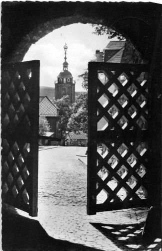 Siegen Oberes Schloss Äußeres Tor gl1958 305.367