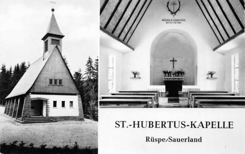 Rüspe/Sauerland St. Hubertus-Kapelle gl1962 305.375