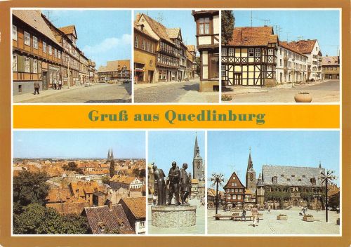 Quedlinburg a.H. Mehrbildkarte ngl 305.491