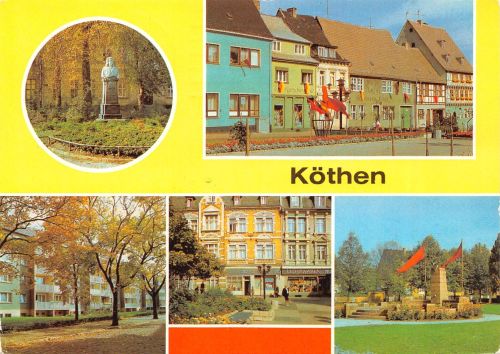 Köthen (Anhalt) Mehrbildkarte gl1983 305.492