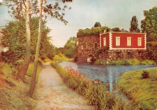 Wörlitz LandschaftsparkStein mit Villa Hamilton ngl 305.493