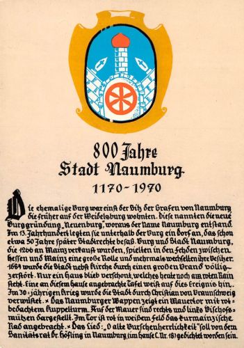 Naumburg (Saale) 800 Jahre Stadt Naumburg ngl 305.494