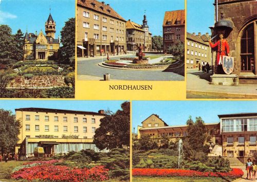 Nordhausen Mehrbildkarte gl1980 305.497