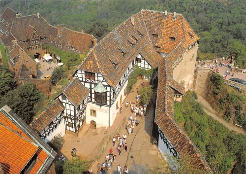 Eisenach Wartburg Blick in den vorderen Burghof ngl 305.499