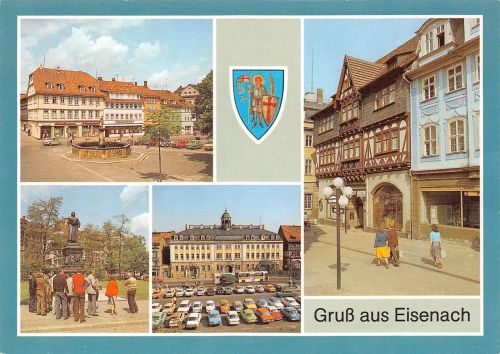 Eisenach Mehrbildkarte ngl 305.504