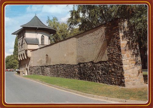 Zwickau Pulverturm mit Stadtmauerrest ngl 305.530
