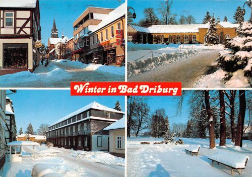 Bad Driburg im Winter Mehrbildkarte gl1988 305.547