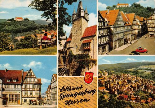 Spangenberg/Hessen Mehrbildkarte ngl 305.555