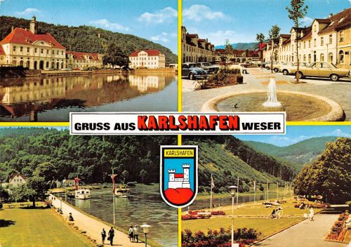 Karlshafen (Weserbergland) Mehrbildkarte gl1989 305.558