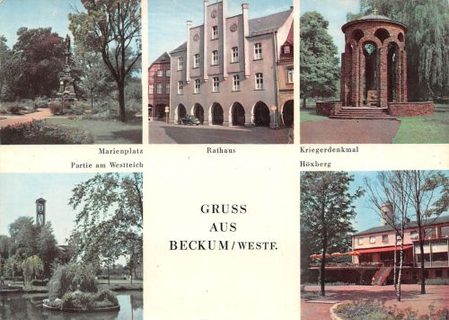 Beckum i. W. Mehrbildkarte ngl 305.575