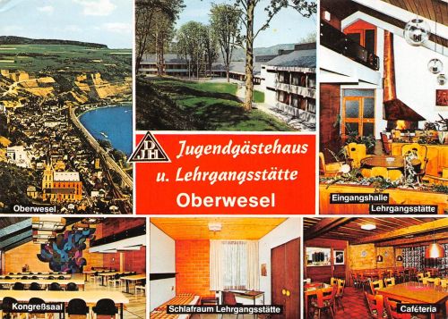 Oberwesel am Rhein Jugendgästehaus Mehrbildkarte gl1983 305.647