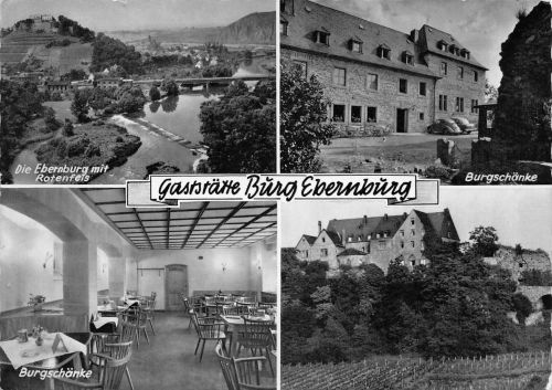 Ebernburg (Pfalz) Gaststätte Burg gl1966 305.654