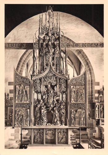 Creglingen - Herrgottskirche - Marienaltar ngl 305.672