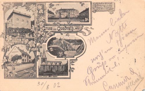 Quadrath Gasthof zur Post, Schloß, Villa Saphir… gl1902 305.701