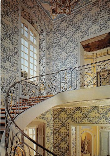 Brühl Schloss Falkenlust Treppenhaus ngl 305.710